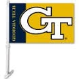 GEORGIA TECH CAR FLAG