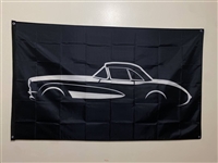 CORVETTE C1  SILHOUETTE 3FT X 5FT