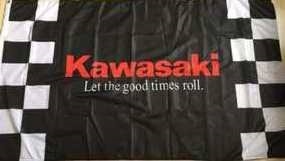 KAWASAKI-BIKE 3FT X 5FT