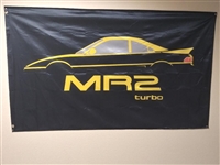 TOYOTA MR 2 TURBO 3FT X 5FT / BLACK