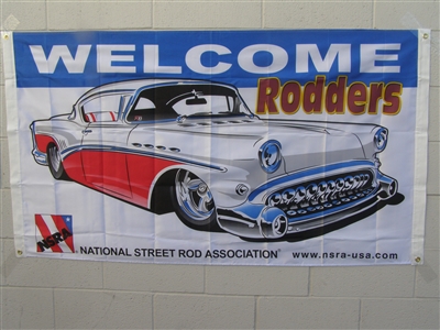 Z-NATIONAL STREET RODDERS FLAG 3FT X 5FT