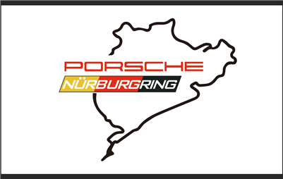 PORSCHE NURBURGRING 3FT X 5FT