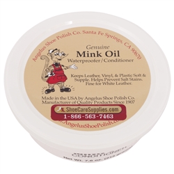Angelus Genuine Mink Oil Paste - 7.6 oz.