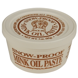 Snow-Proof Mink Oil Paste - 3 oz.