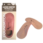 Foundation Leather 3/4 Orthotics