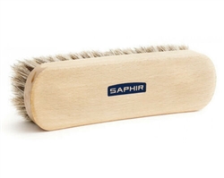 SAPHIR Natural Horsehair Brush 8 inch