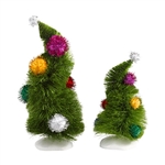 department 56 grinch village wonky trees