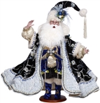 Mark Roberts Blue Suede Shoes Santa