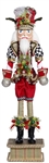Mark Roberts North Pole Checkered Nutcracker