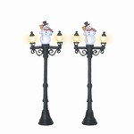 DEPARTMENT 56 SNOWMAN STREET LIGHTS