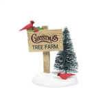 Department 56 Cardinal Christmas Sign