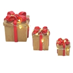 Department 56 Lit Festive Gift Boxes