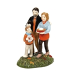 Halloween Village Touchdowns, Turkey & Pie