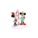 Department 56 Disney Village Mickey and Minnie Share A Treat- New For 2024