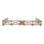 Department 56 Halloween Brown Crossbuck Fencing