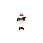 Snow Village Santa Prefers Chocolate