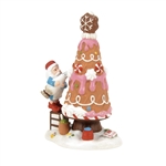 North Pole Village Piping The Tree