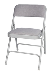 Free Shipping Gray Vinyl Metal Discount Chairs