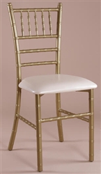 Wholesale Price for Gold Chiavari Metal Chair w Free Cushion