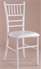 Wholesale Price for White Chiavari Metal Chair w Free Cushion