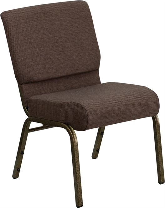 Brown 21" Church Chair