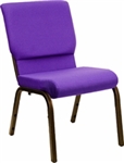 18.5" Purple Chapel Chair