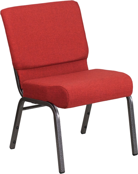 <span style="font-size: 11pt; color: rgb(0, 0, 128);">Red 21" Wide Church Chair </span>