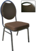 Banquet Oval Back Brown Chair