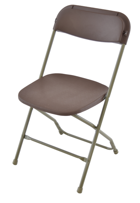 Free Shipping Cheap Prices  Brown   Plastic Folding Chair