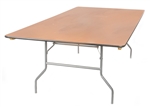 40 x 96 Plywood Folding Table, Miami  Banquet Cheap Wholesale Tables, Lowest prices wood Florida