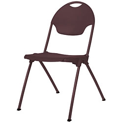 Mity-Lite Stack Chair Brown