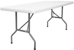 Free Shipping 30 x 96" Plastic Folding Commercial Table