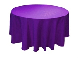 120" Round Table Cloths - 10 Colors