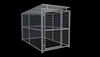 Dog Kennel w/Roof Shelter 5x10