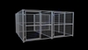 Multiple Dog Kennels 2-Run Dog Kennel 6x12