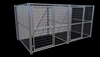 2-Run Indoor/Outdoor Kennels 6'W x 6'L x6'H