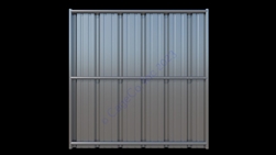 Dog Kennel Solid Wall Panel 6x6
