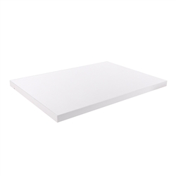 24" Wide White Melamine Shelf - Set of 2 - Compatible with White Pipe Collection