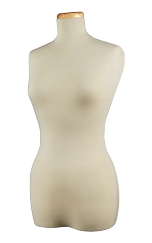 Jersey Covered Female 3/4 Torso Form
