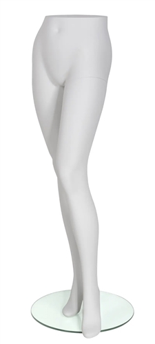 Female Standing Pant Display Form White