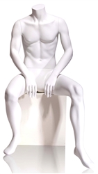 Tomas Headless Seated Male Mannequin
