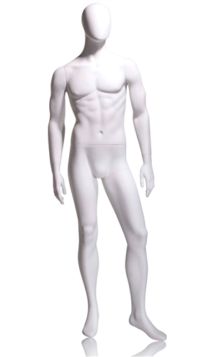 Tomas Male Mannequin Egghead - Left Leg Forward Pose 2