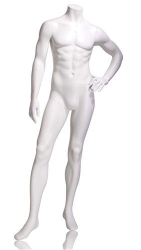 Tomas Male Mannequin Headless -Left hand on hip Pose 3