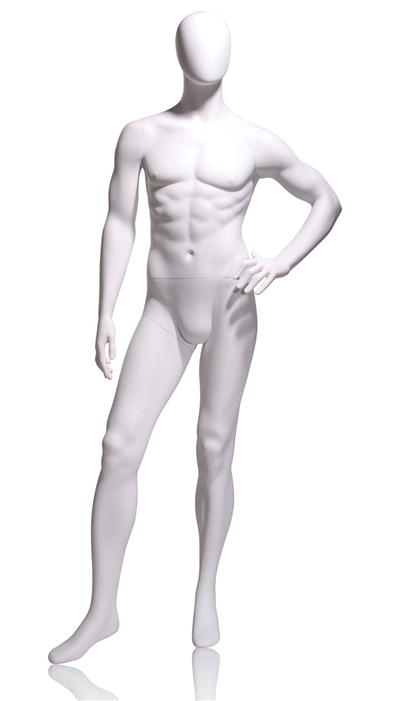 Male Mannequin - Male Mannequins - Headless Mannequin - Hand On Hip