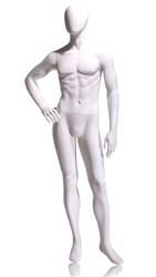 Tomas Male Mannequin Egghead - Right hand on Hip Pose 4