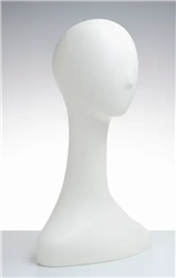 Matte White Abstract Female Display Head