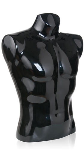 Men's Torso w/ 5/8" Flange in Gloss Black