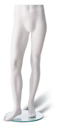 Matte White Male Pant Leg Form