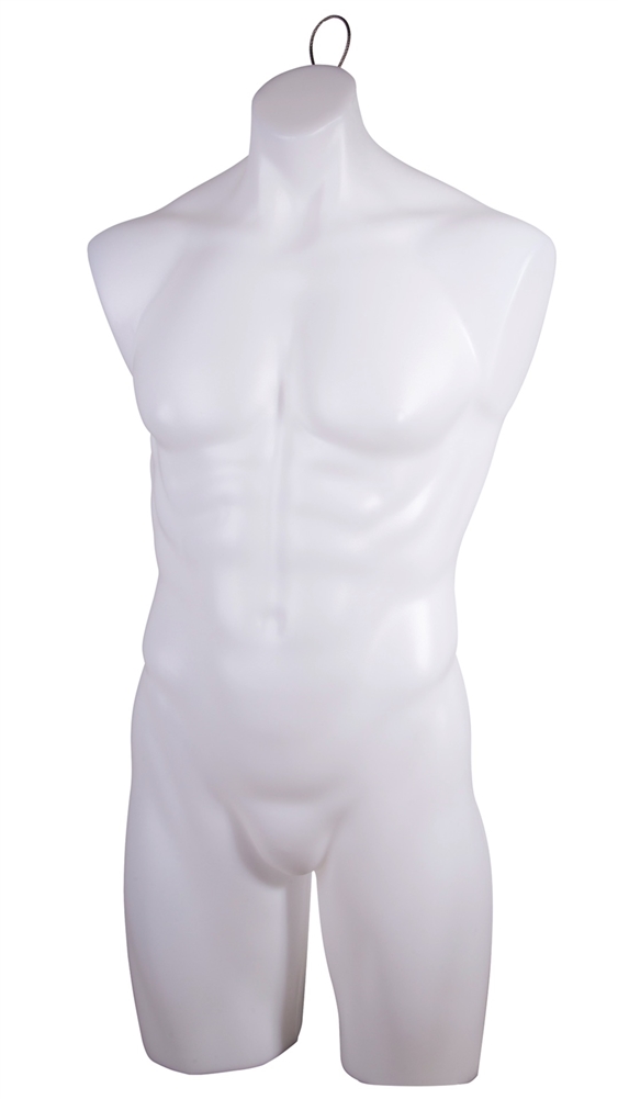 Male Mannequin Forms, White Male Headless Mannequin (Full), Upper Torso  Display Forms