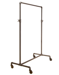 Garment Rack with Single Bar from www.zingdisplay.com